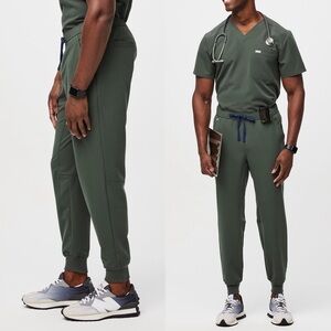 Figs Tansen Tall Jogger Scrub Pants In Moss 2XL NWT